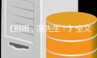 《别闹，薄先生！