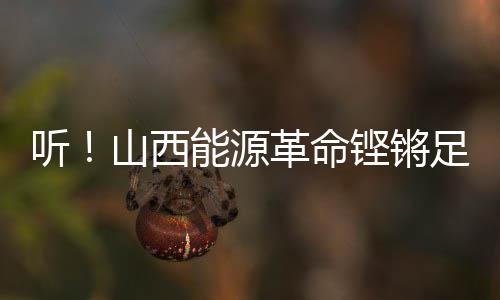 听！山西能源革命铿锵足音